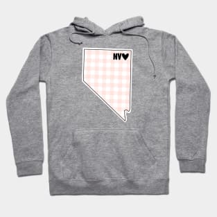 USA States: Nevada (pink plaid) Hoodie